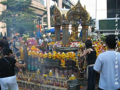 Lord Brahma at Erawan shrine