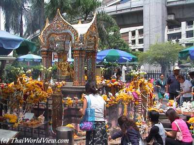 Lord Brahma at Erawan shrine