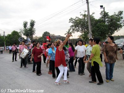 Festive parade