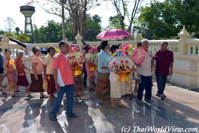 Parade around the main chapel