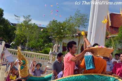 Parade around the main chapel