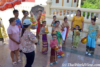 Parade around the main chapel