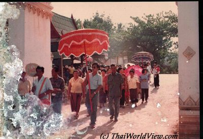 Parade around the main chapel