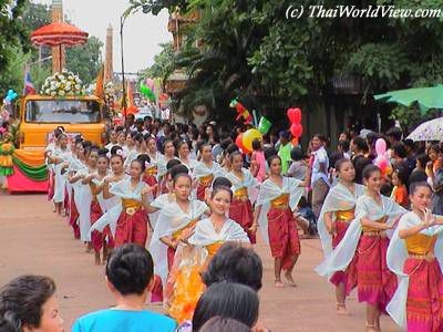 Wax candle procession