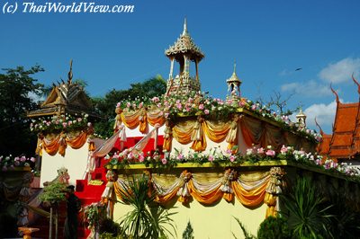 Wax candle procession