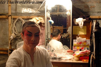 Cantonese Opera backstage