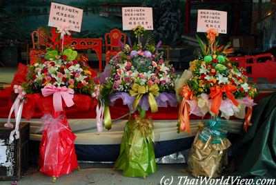 Flowers offering