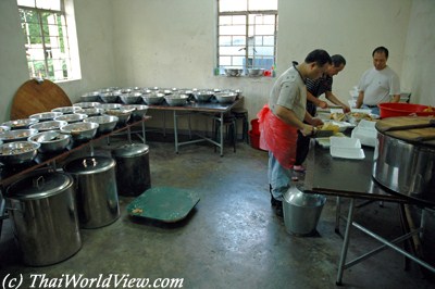 Preparing food