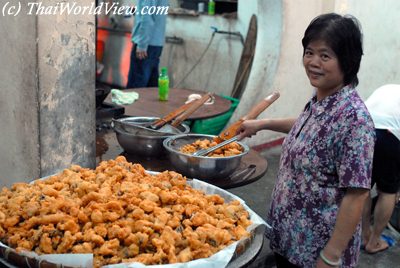 Preparing food