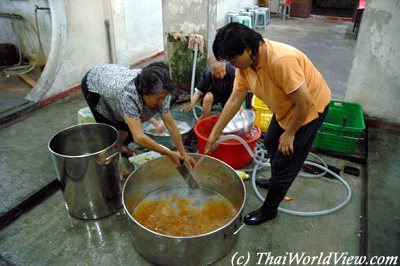 Washing up