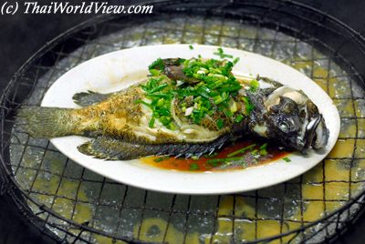 Steamed fish