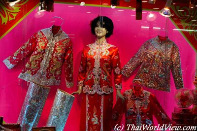 Wedding dress in Mongkok