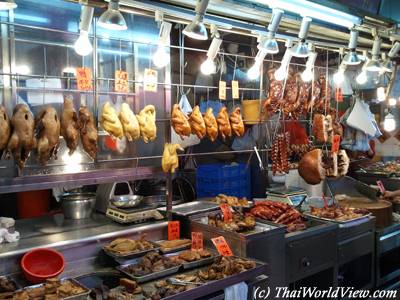 Market stalls