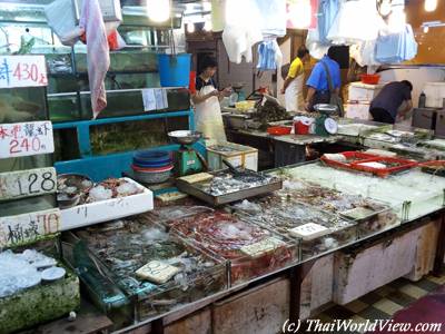 Market stalls