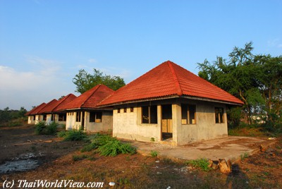 Houses construction stopped