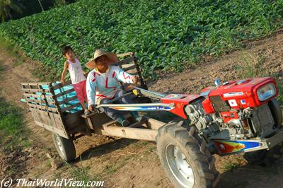 Ploughing machine