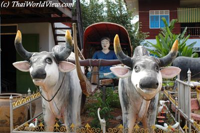 Cart with buffaloes