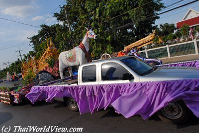 Procession float