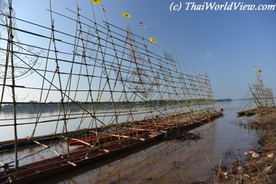 Naga Fireballs festival in Phon Phisai