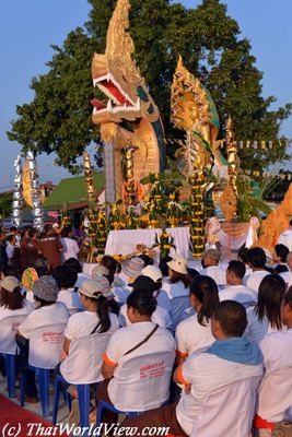 Naga Fireballs festival in Phon Phisai