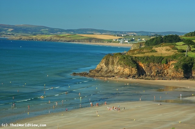 Beautiful beach - The Bay of Douarnenez coast