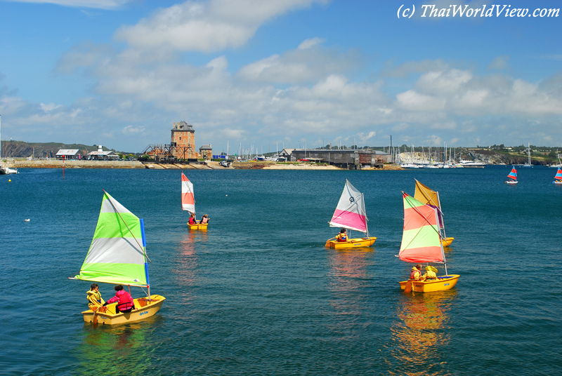 Optimist boats - Camaret-sur-Mer