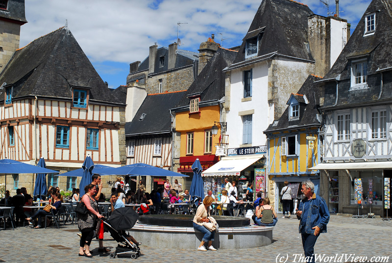 Old town centre - Quimper