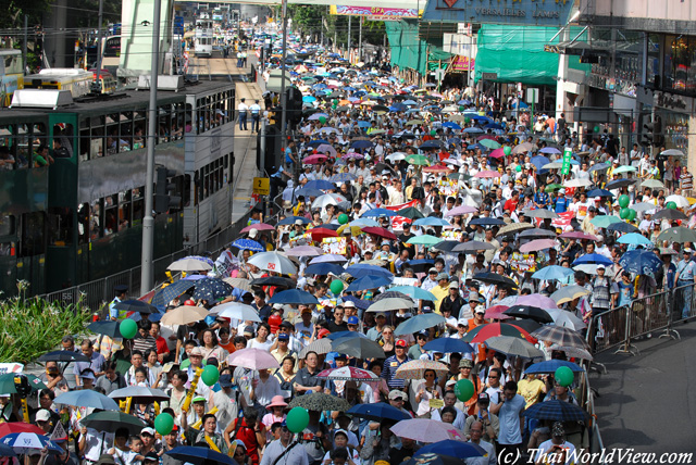 Hong Kong March - CauseWay Bay