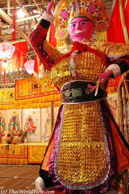 Temporary temple - Sheung Shui Heung Ta Tsiu Festival