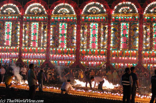 Night candle - Sheung Shui Heung Ta Tsiu Festival
