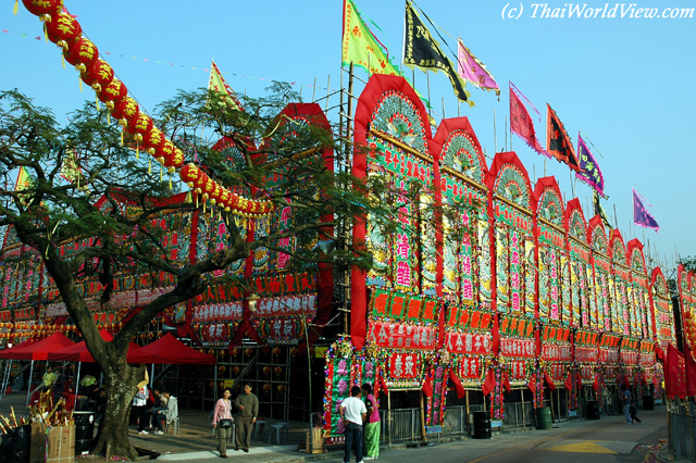 Huge opera tent - Tuen Tsz Wai Ta Tsiu Festival