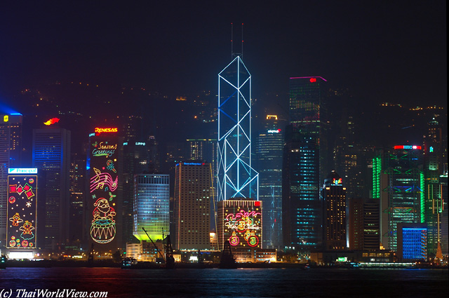 Central night view - from Tsim Sha Tsui promenade