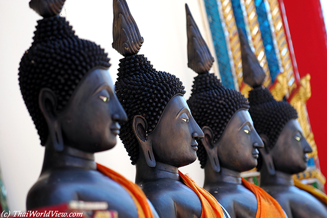 Buddha images - Wat Nam Mong - Nongkhai province
