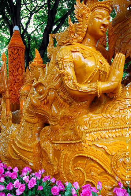 Sculptured candle - Ubon Ratchathani