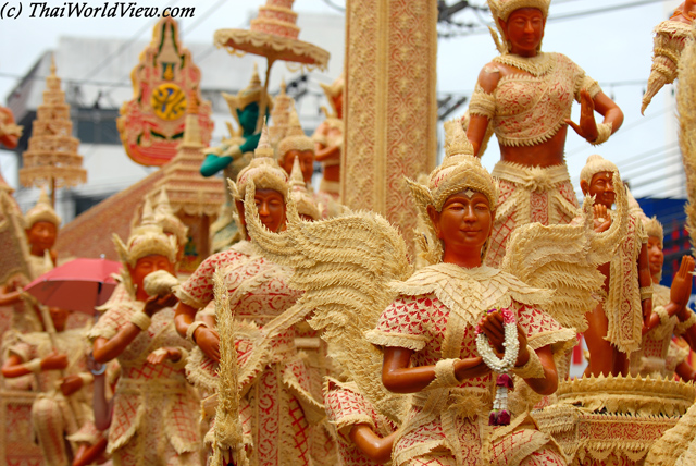 Sculptured candle - Ubon Ratchathani