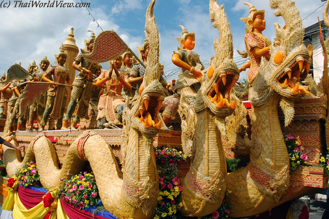 Sculptured candle - Ubon Ratchathani