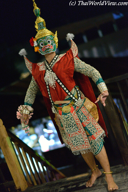 Khon performer - Kanchanaburi