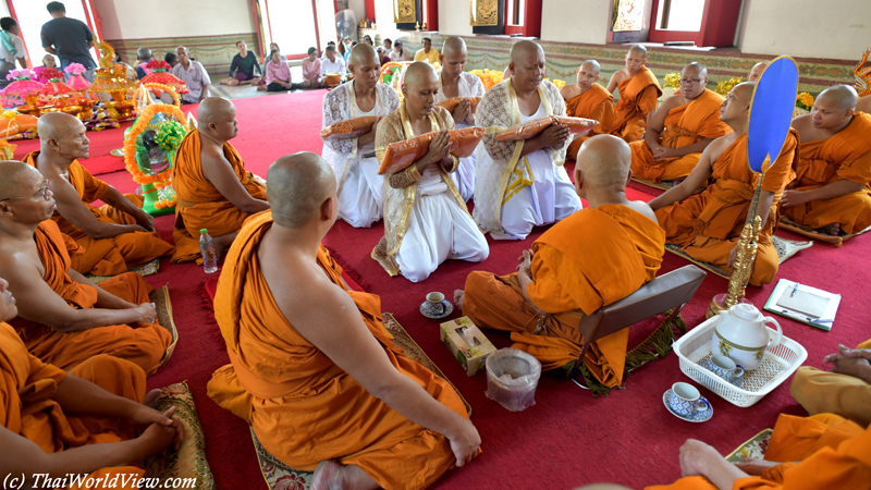 Becoming monks - Nakhon Pathom