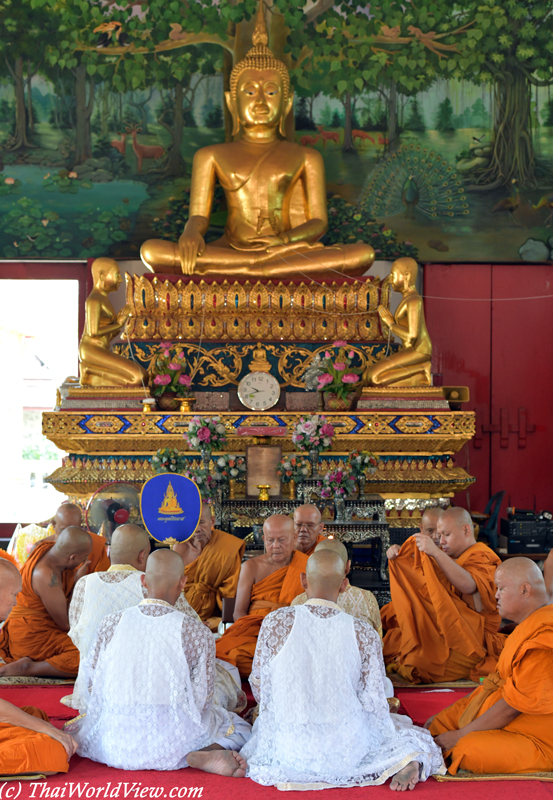 Becoming monks - Nakhon Pathom