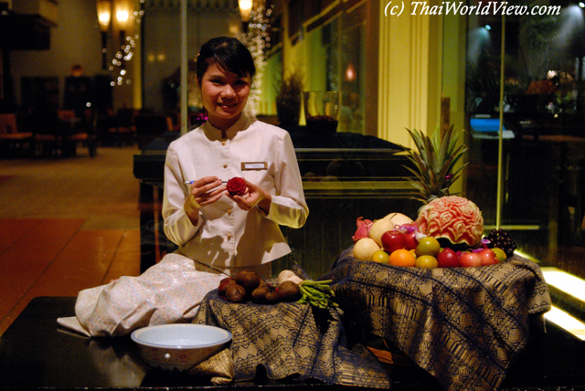 Fruit carving - Bangkok