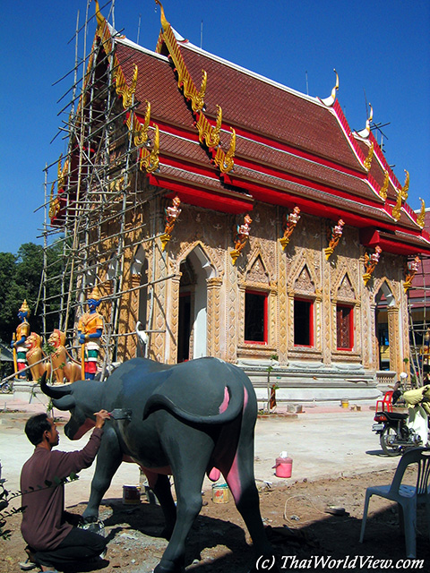 Thai temple - Wat Suk Natharam - Nongkhai province
