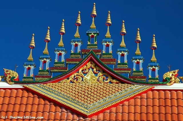 Thai temple tassels - Nongkhai province