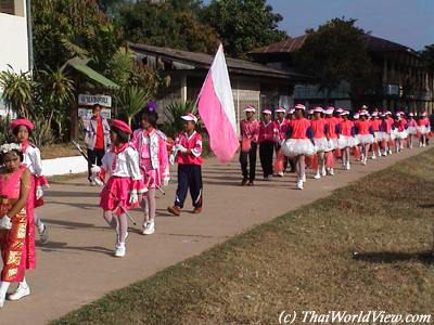 Thai school feast