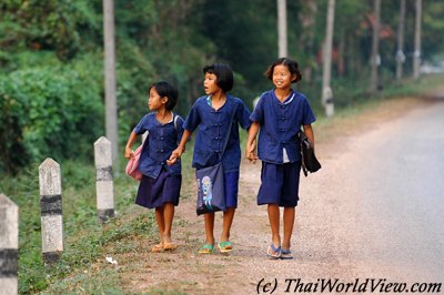 Thai school pupils