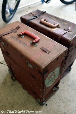 Boxes containing movies reels