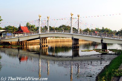 River near Buddhist temple