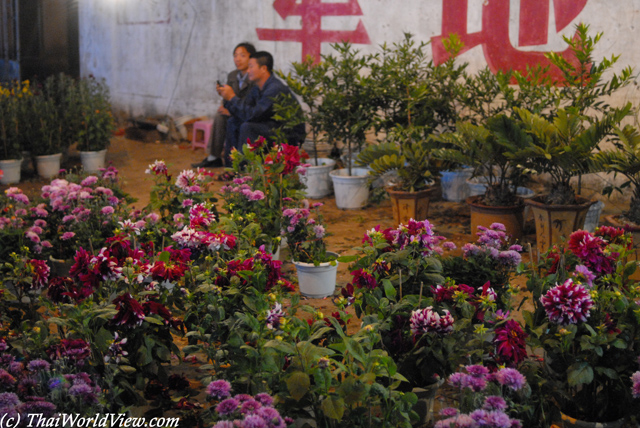 Selling flowers - Shantou