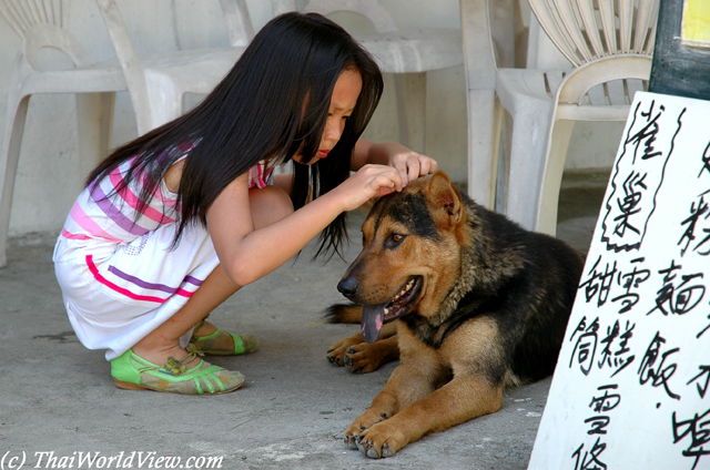 Caring child - Sai Kung