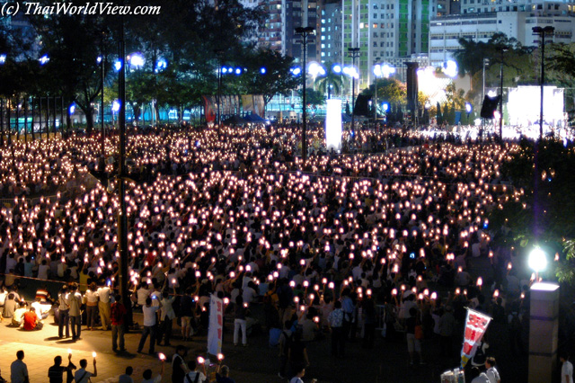Candlelight Vigil - Victoria Park