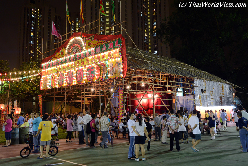 Bamboo theater - Hungry ghost festival